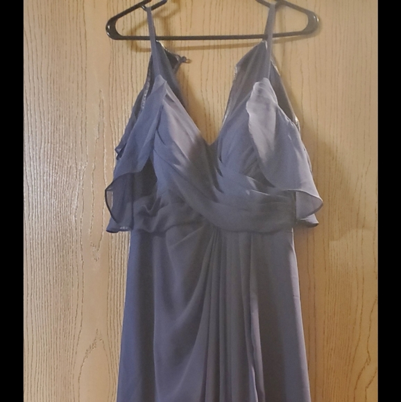 Azazie Dakota Bridesmaid Dress Stormy - Picture 5 of 6